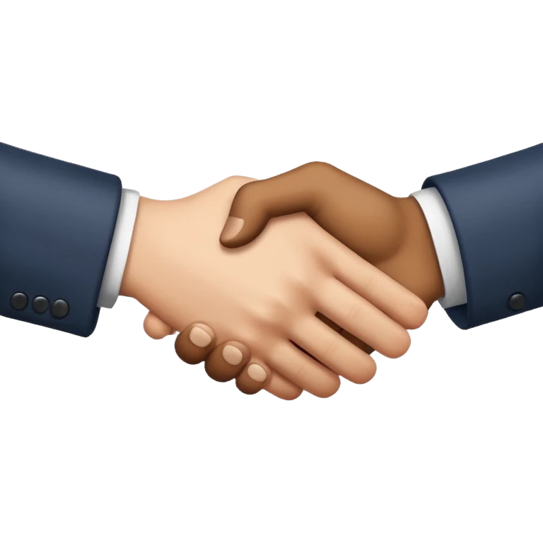 saludar de mano emoji