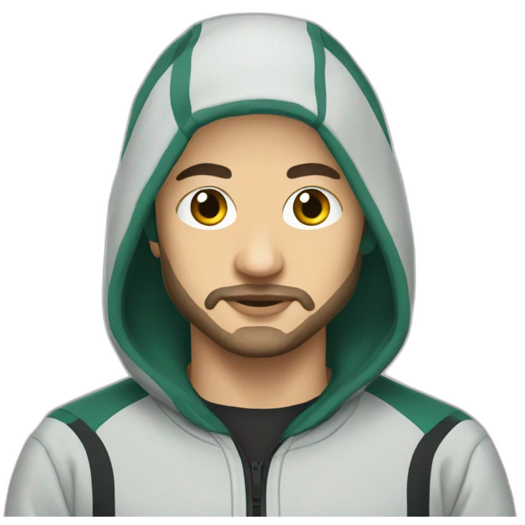 A Tatar in a tracksuit emoji