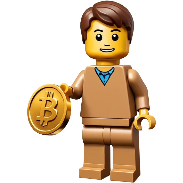 lego homme bitcoin emoji