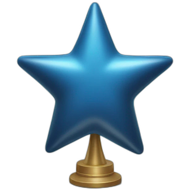 verified blue star emoji