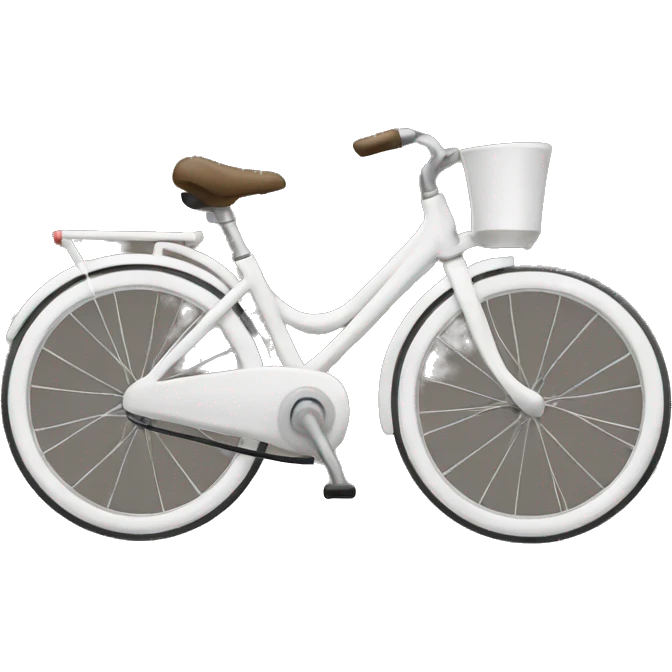 White women’s bicycle  emoji
