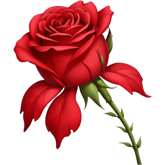 Wilted rose emoji