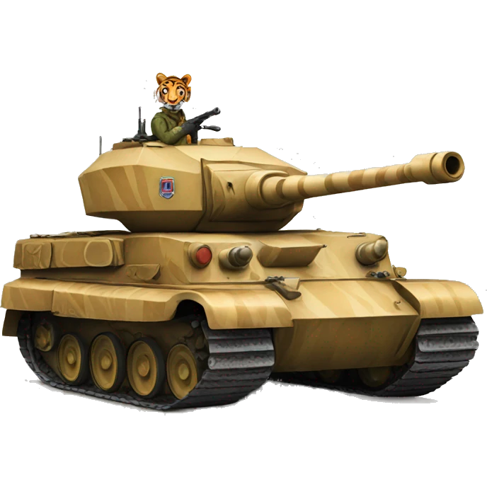 Tiger tank emoji