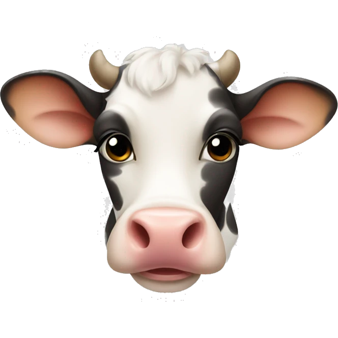Baby cow face emoji