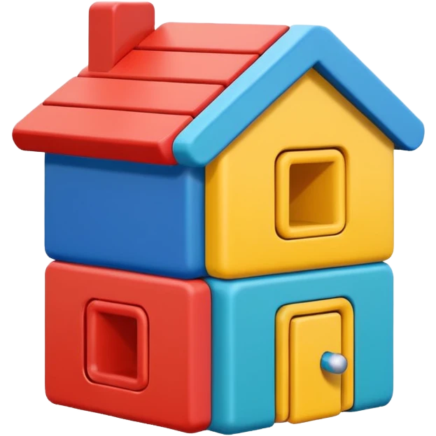 Toy Block HomeS emoji