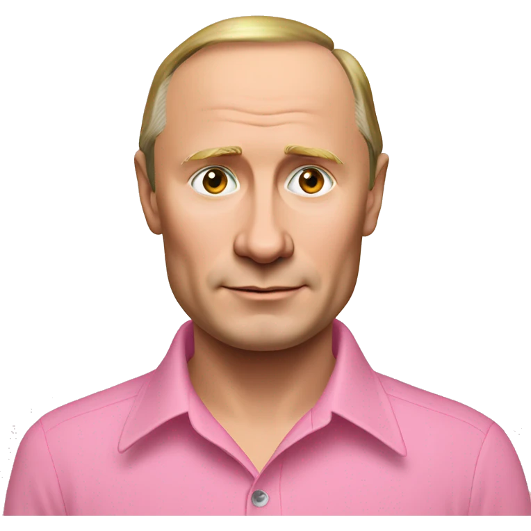 putin in pink shirt emoji