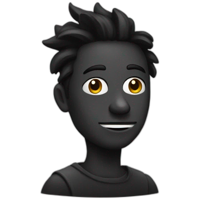 zemour avec un noir emoji