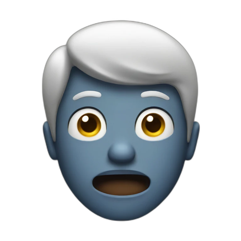 shocked/surprised man with his hands behind his head emoji
