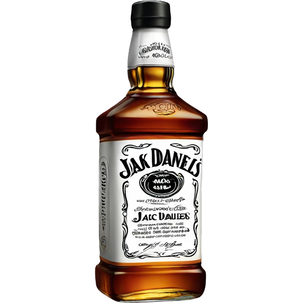 Bottle of jack Daniels emoji