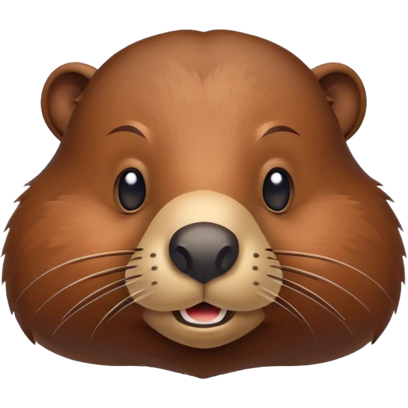 Beaver good morning emoji