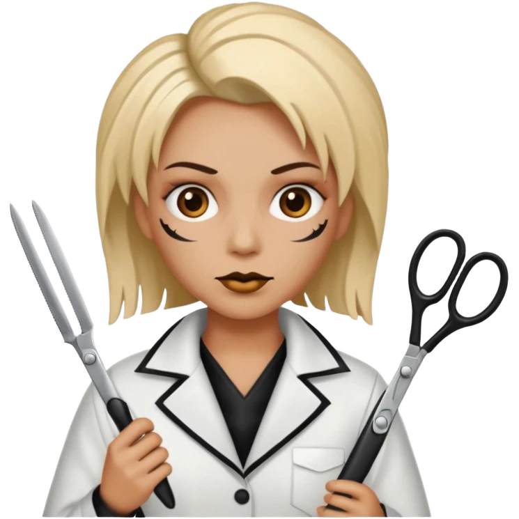 hairdressers nightmare halloween emoji