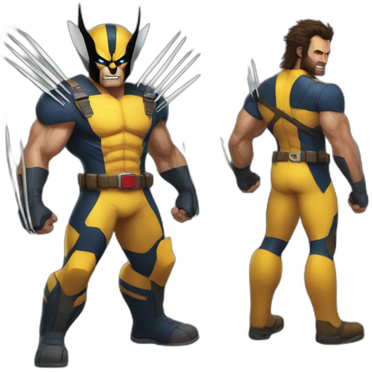 wolverine and ratchet lombax emoji