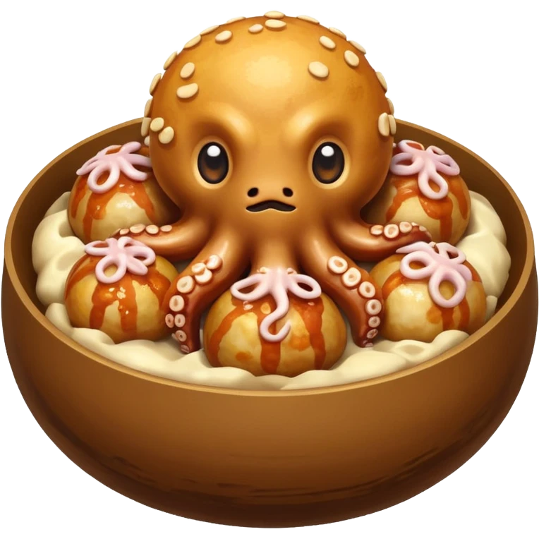 ONLY  ONE Takoyaki ball emoji