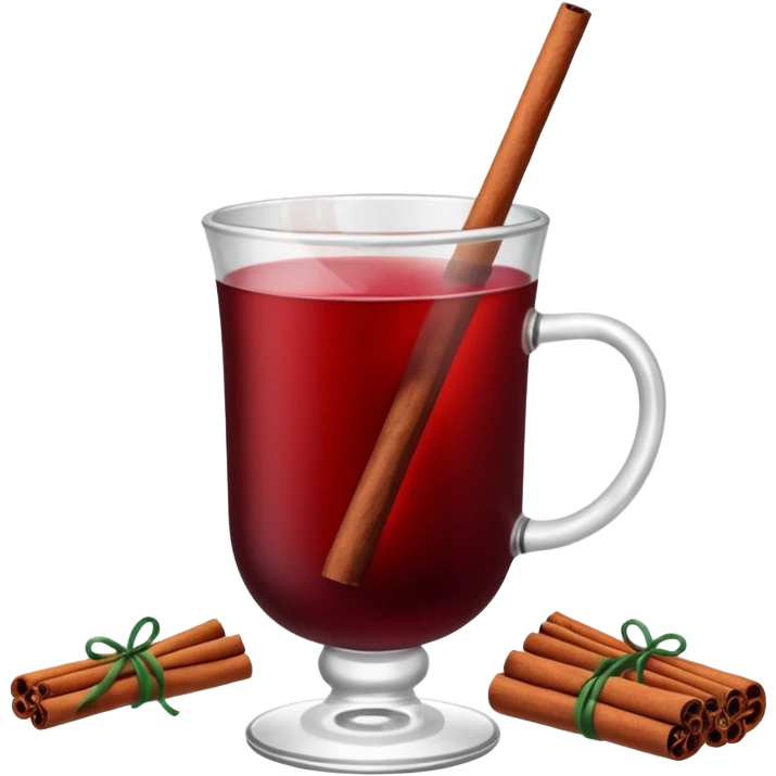 mulled wine in glass emoji
