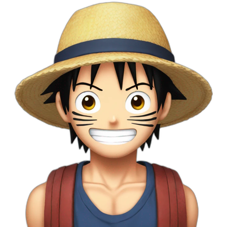 Luffy avec naruto emoji