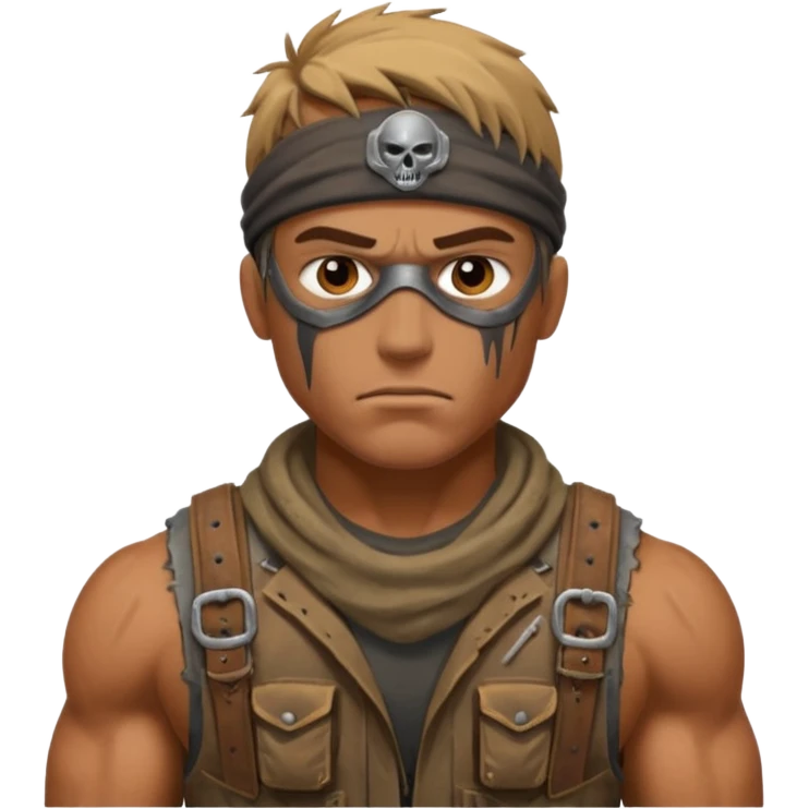 Video game post apocalyptic raider lifelike  emoji