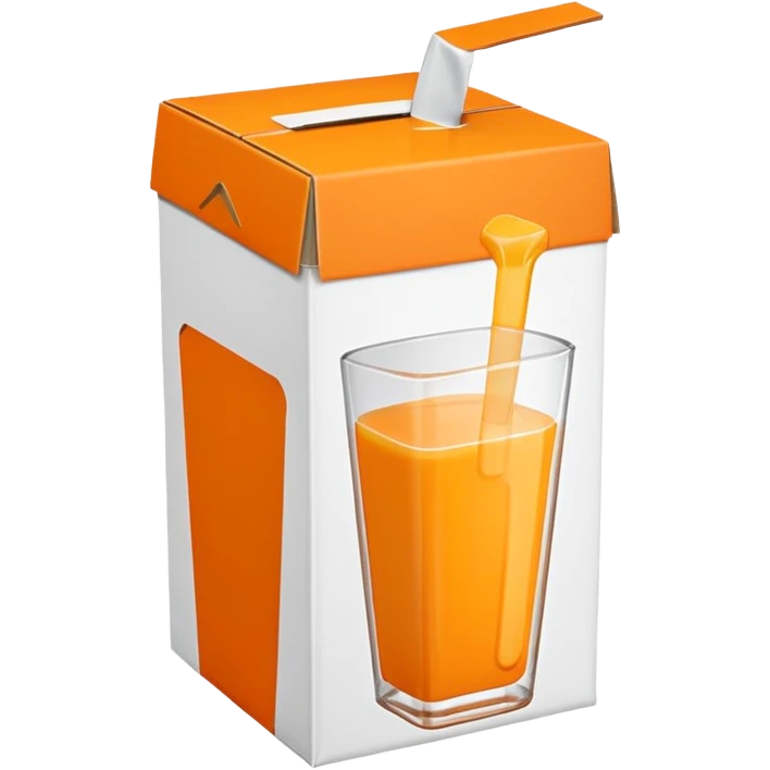 orange juice box emoji