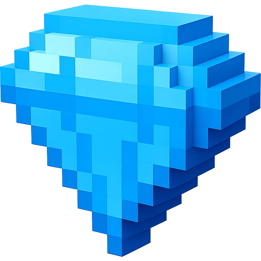blue diamond emoji