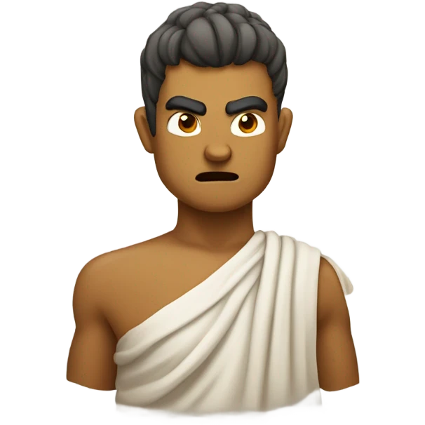 Saddartha with an angry face emoji