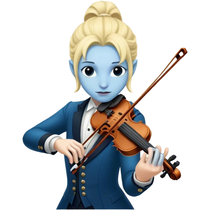 laufey playing the violin  emoji