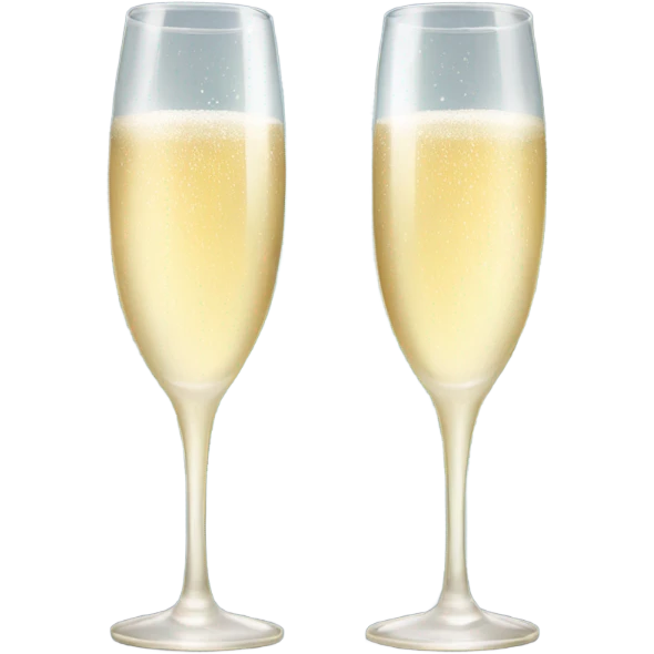 Champagne glasses emoji