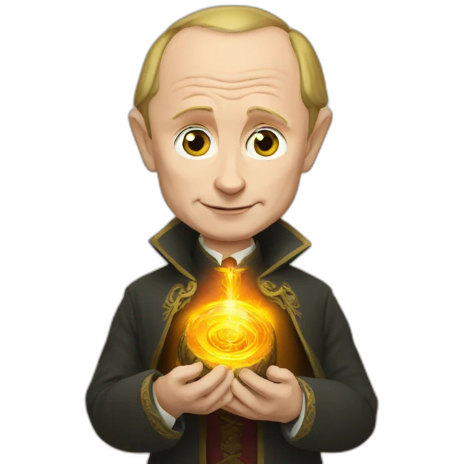 Vladimir putin holding lord of ring emoji