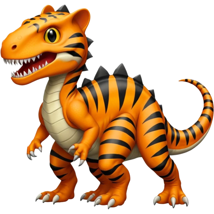 Tiger dinosaur emoji