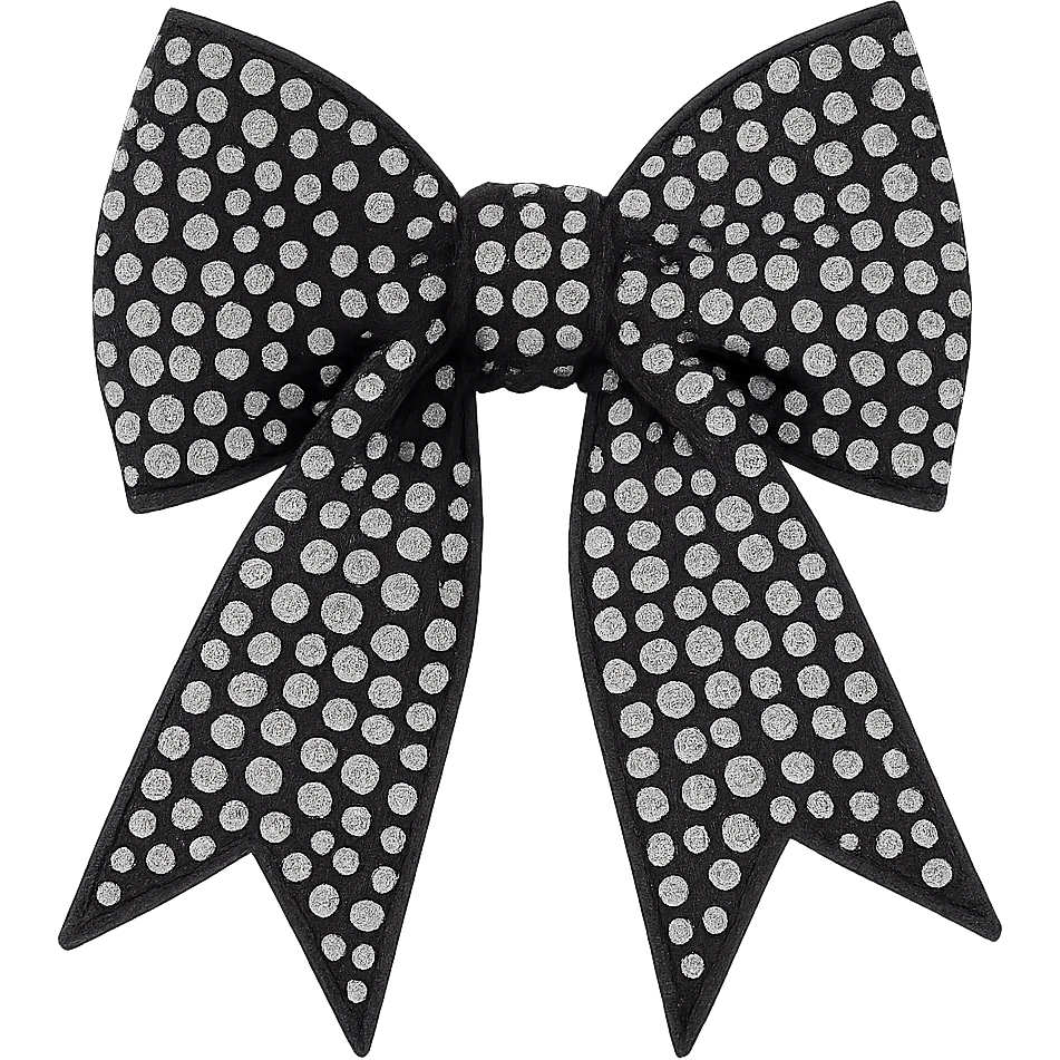 Rhinestone  goth bow, remove background emoji