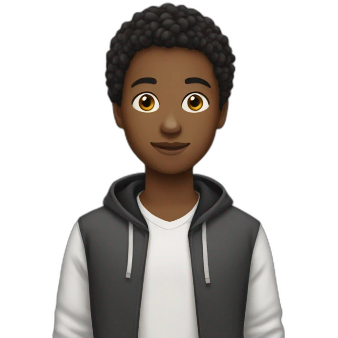 Black teenage emoji