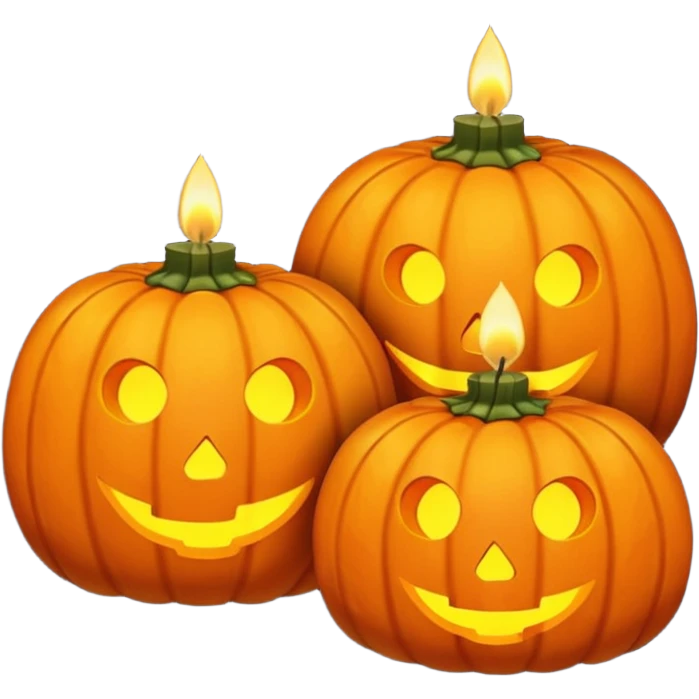 🍁☕📖 Cozy autumn evening with a warm coffee and a book🎃🕯️🍂 Pumpkin candles glowing on a fall night emoji
