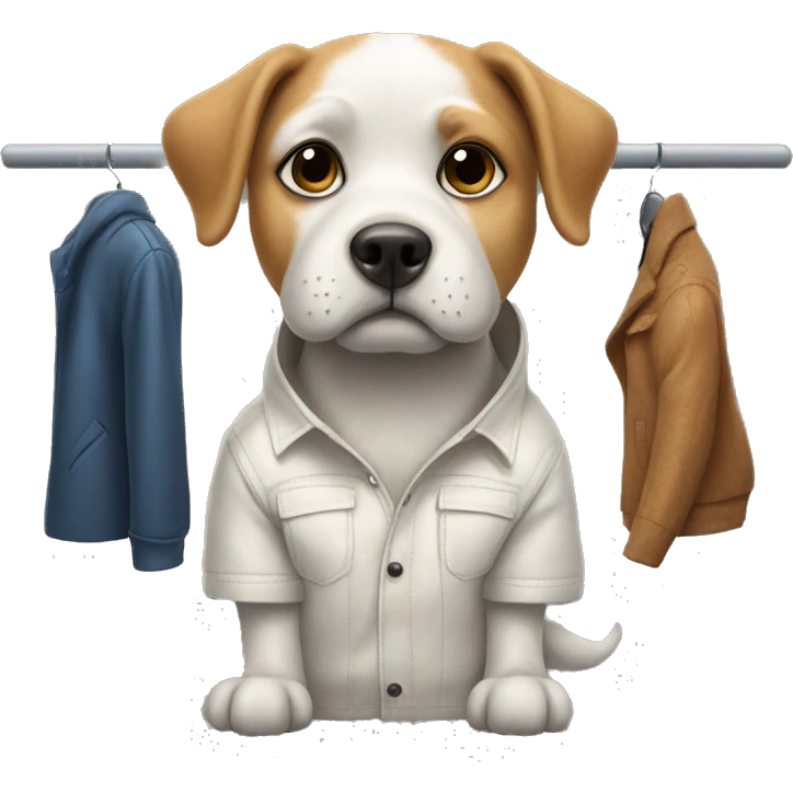 Dog in Wardrobe emoji
