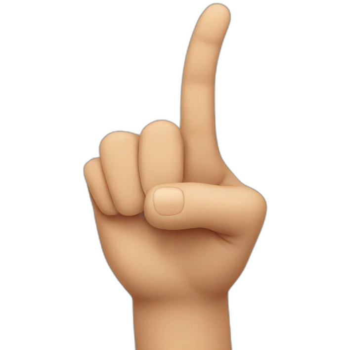 finger pointing at towards you emoji