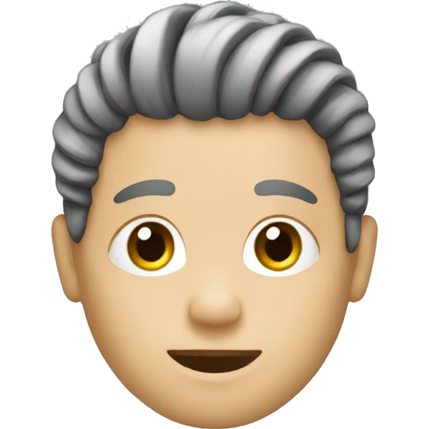 Someone using hair rebuilding fiber emoji