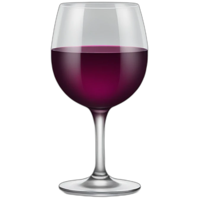 Wine glass emoji