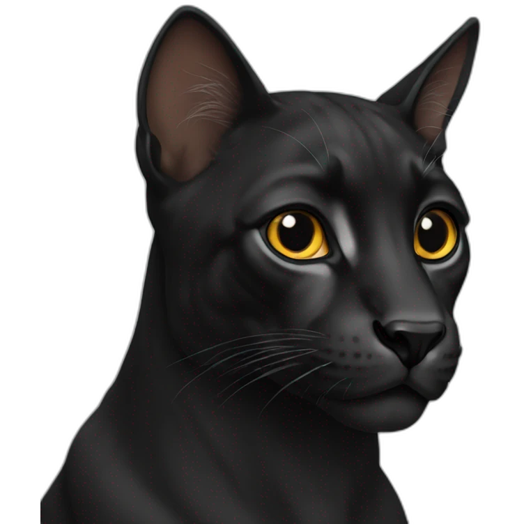 Black penthere emoji