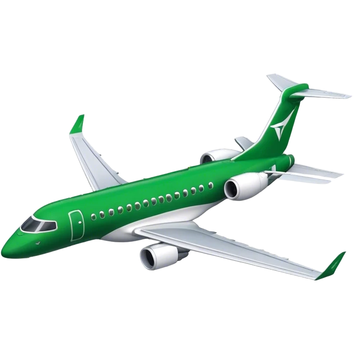 Embraer E-Jet - Embraer (Model Year: 2021) (Iconic colour: Green with white) emoji