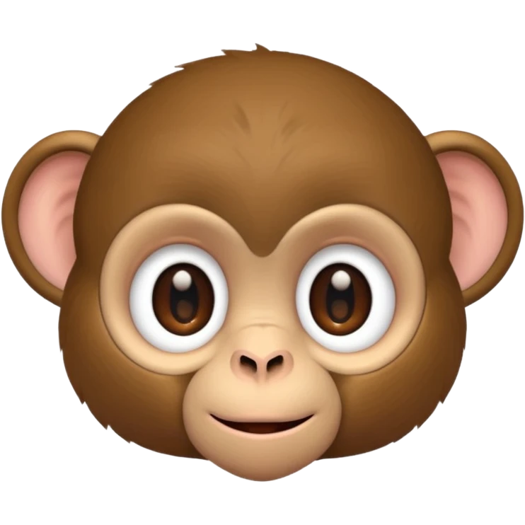 Cute monkey emoji