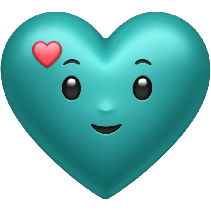 Teal heart with 'you rock 🌟!'  emoji