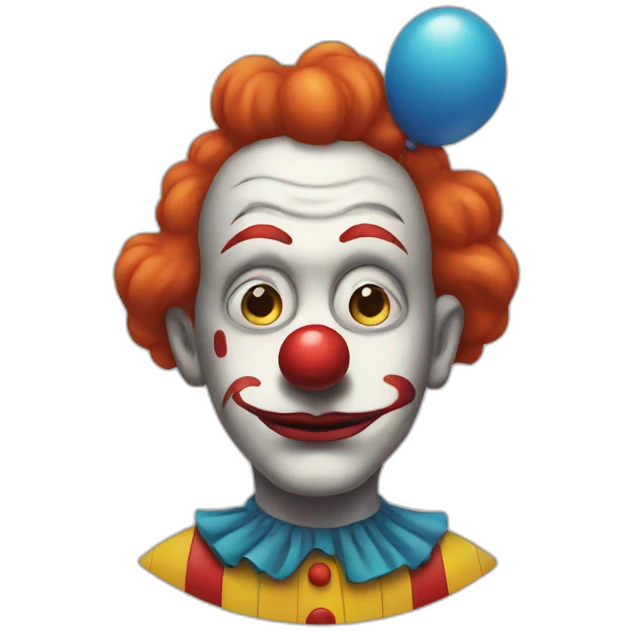 sad clown emoji