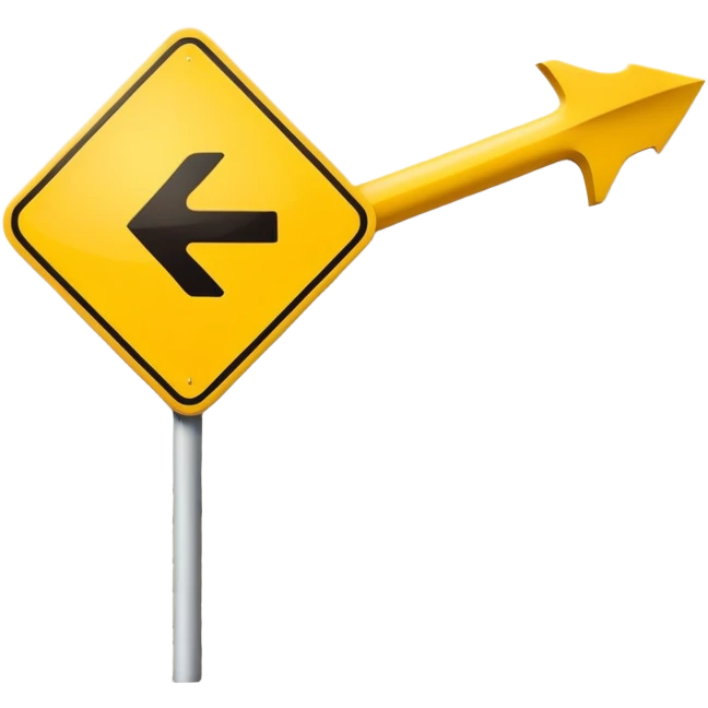 yellow arrow sign on wall, Camino de Santiago pilgrimage marker emoji