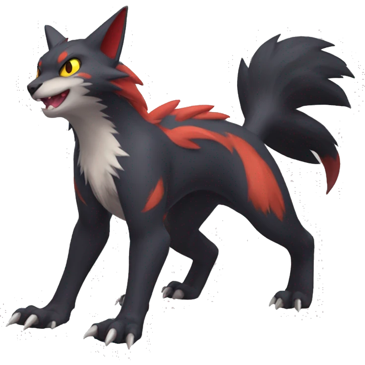 Nargacuga-Torracat-Zoroark full body emoji