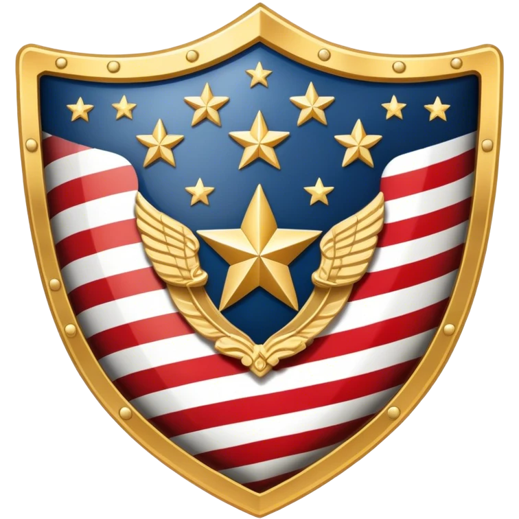 The American shield emoji