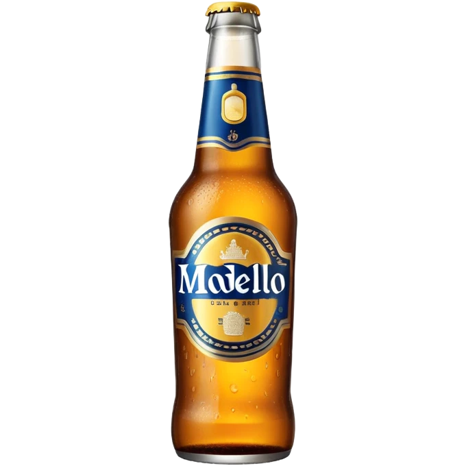 Modelo beer bottle emoji