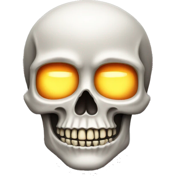 hot skull emoji
