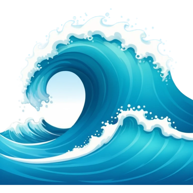 blue wave curaçao emoji
