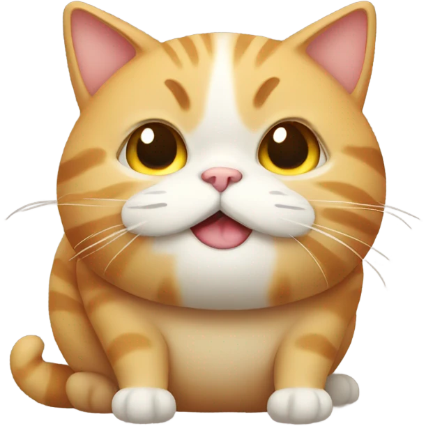 Fat cat emoji
