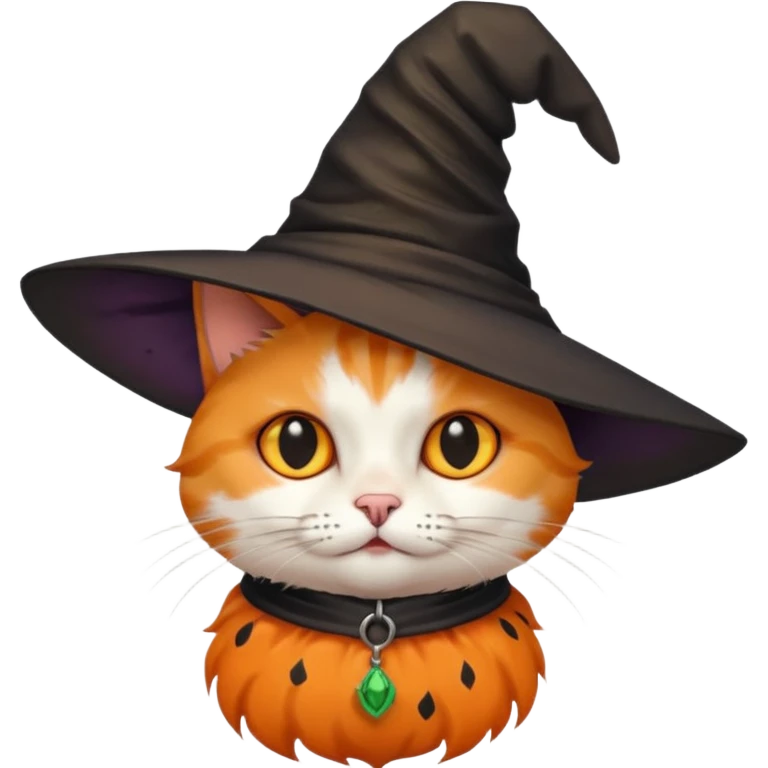i want a halloween cat emoji