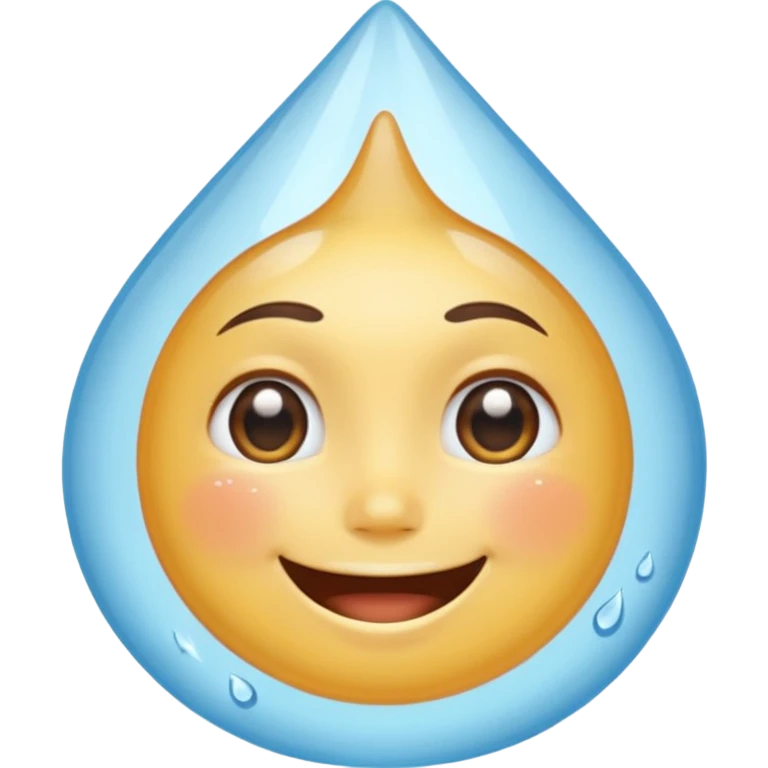 💧😁 emoji