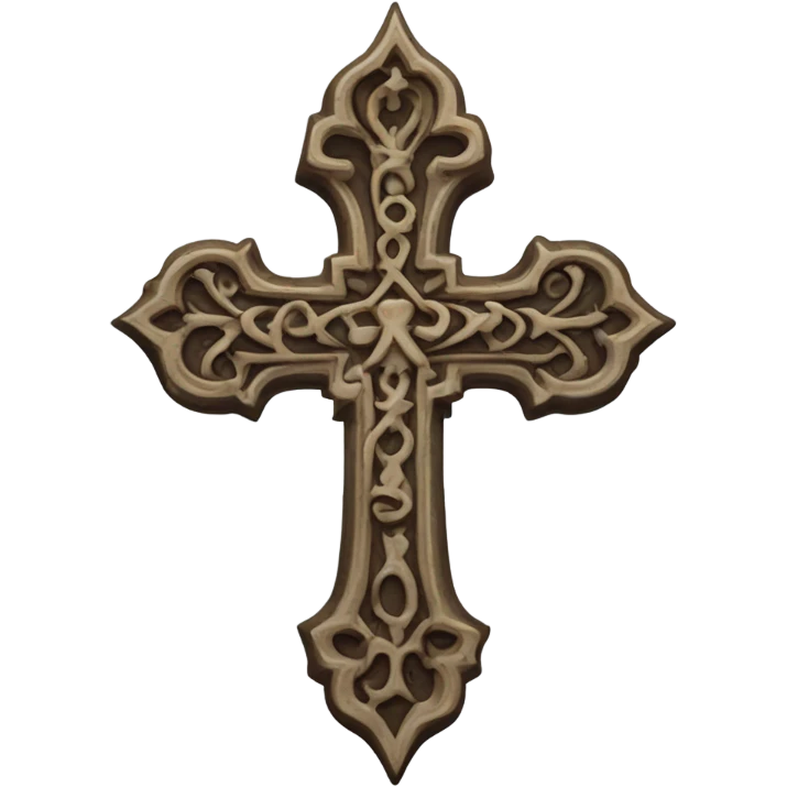 Gothic-style cross emoji