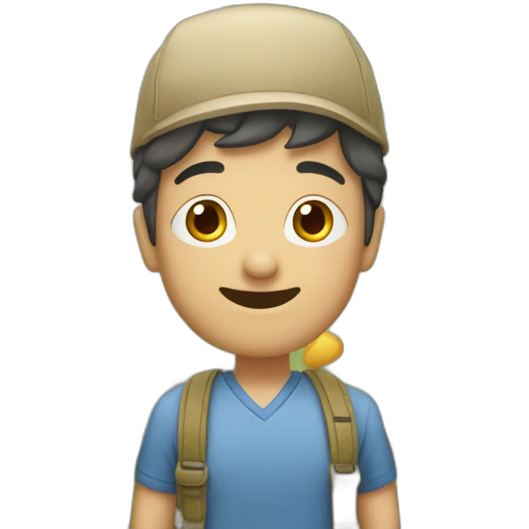 Une yourte dans un jardin emoji